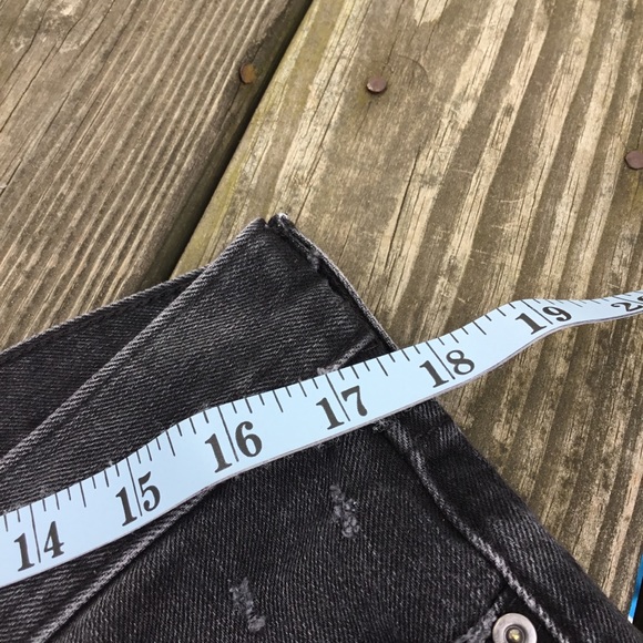 BDG dark denim distressed shorts - Picture 4 of 4